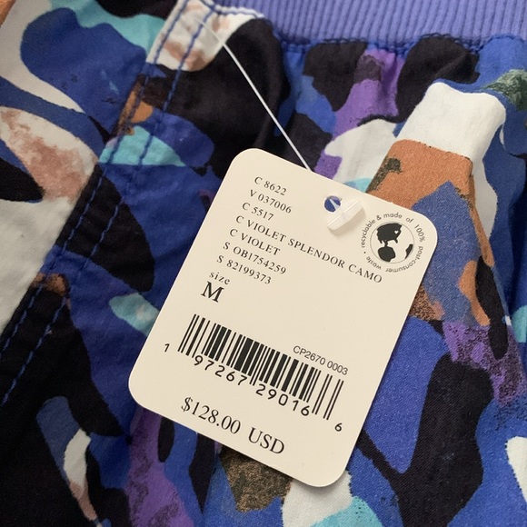 FP MOVEMENT Mesmerize Me Printed Cargo Pants Violet Splendor NWT - Picture 9 of 9